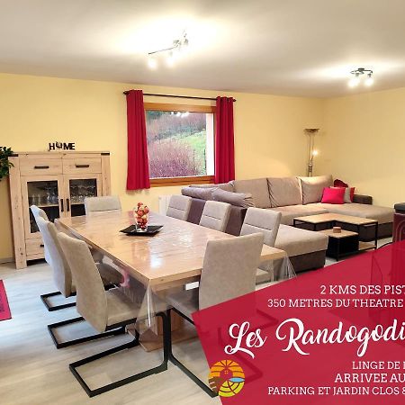 Les Randogodilleurs Avec Jacuzzi A 2Kms Des Pistes Et 350M Du Theatre Du Peuple ! Bussang Exterior foto